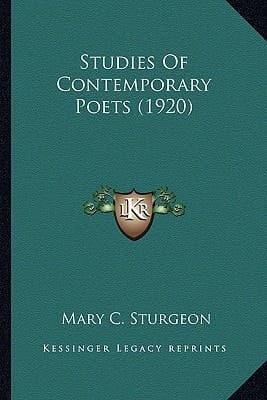 Studies Of Contemporary Poets (1920)