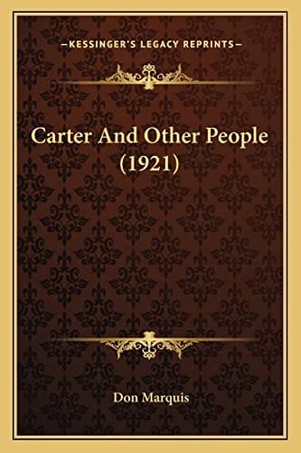 Carter And Other People (1921)