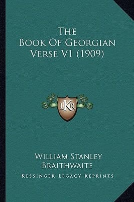 The Book Of Georgian Verse V1 (1909)