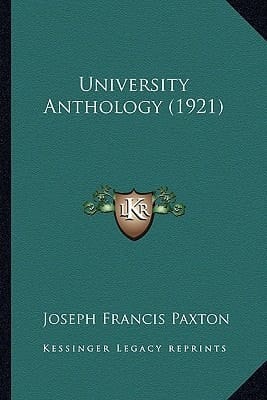 University Anthology (1921)