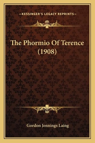 The Phormio Of Terence (1908)