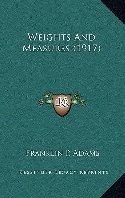 Weights And Measures (1917)