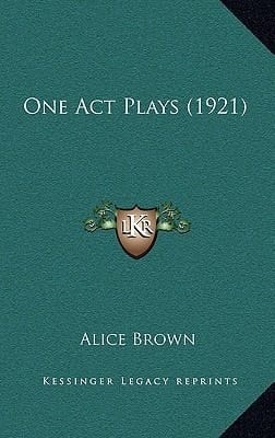 One Act Plays (1921)