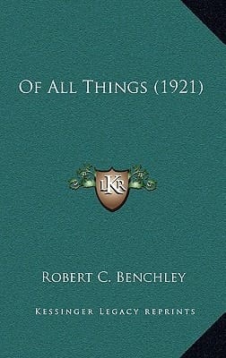 Of All Things (1921)