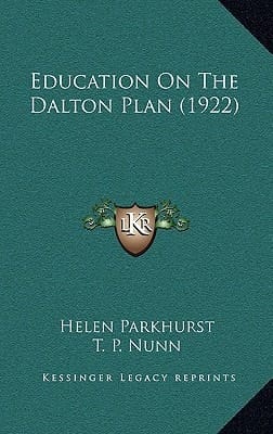 Education On The Dalton Plan (1922)