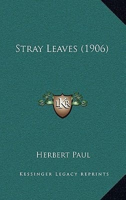 Stray Leaves (1906)