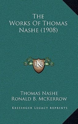 The Works Of Thomas Nashe (1908)