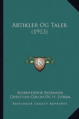 Artikler Og Taler (1913)