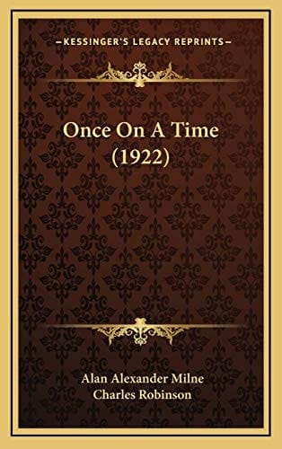 Once On A Time (1922)