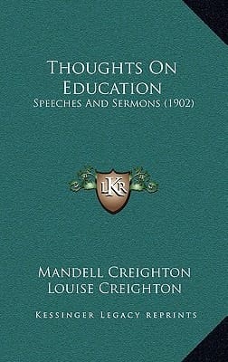 Thoughts On Education: Speeches And Sermons (1902)