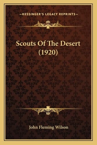 Scouts Of The Desert (1920)
