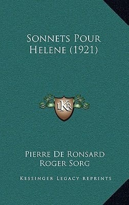 Sonnets Pour Helene (1921) (French Edition)