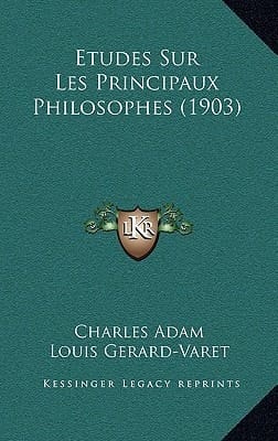 Etudes Sur Les Principaux Philosophes (1903) (French Edition)