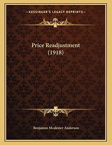 Price Readjustment (1918)
