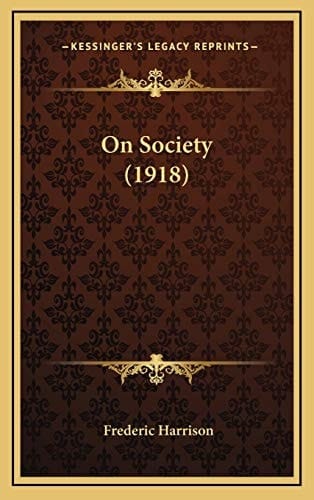 On Society (1918)