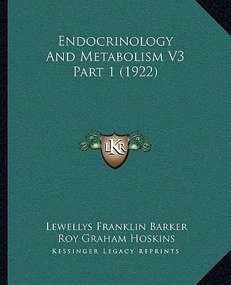 Endocrinology And Metabolism V3 Part 1 (1922)