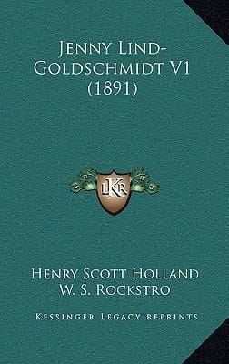 Jenny Lind-Goldschmidt V1 (1891) (Swedish Edition)