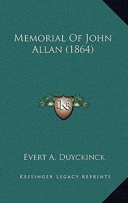 Memorial of John Allan (1864)
