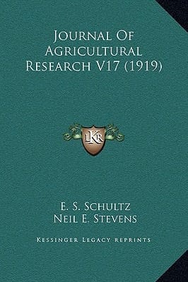 Journal of Agricultural Research V17 (1919)