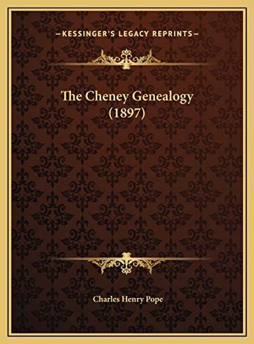 The Cheney Genealogy (1897)