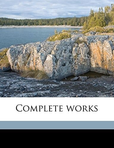 Complete works Volume 4