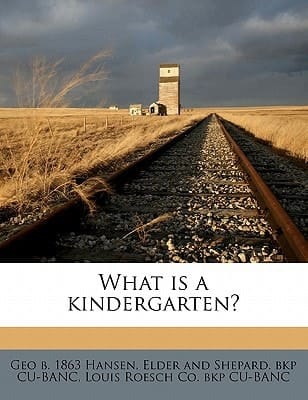 What is a kindergarten?