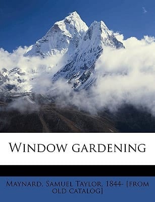 Window gardening