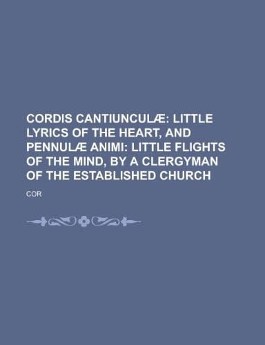 Cordis Cantiuncul