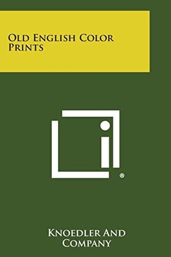 Old English Color Prints