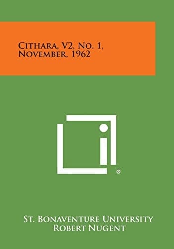Cithara, V2, No. 1, November, 1962