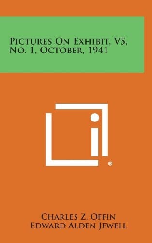 Pictures on Exhibit, V5, No. 1, October, 1941