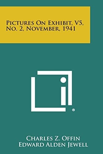 Pictures on Exhibit, V5, No. 2, November, 1941