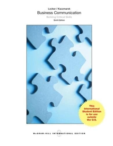 Business Communication Building Critical Skills
