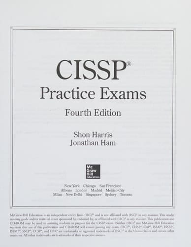 CISSP Practice Exams, Fourth Edition