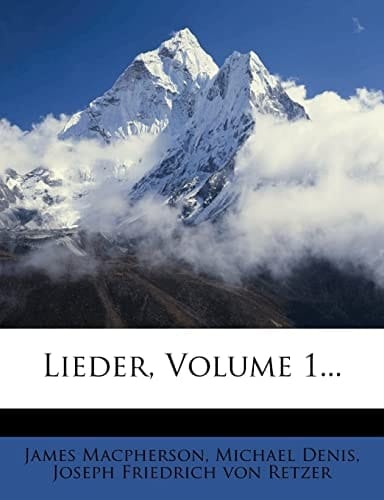 Lieder, Volume 1...