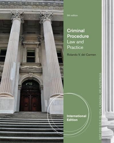 Criminal Procedure Law and Practice