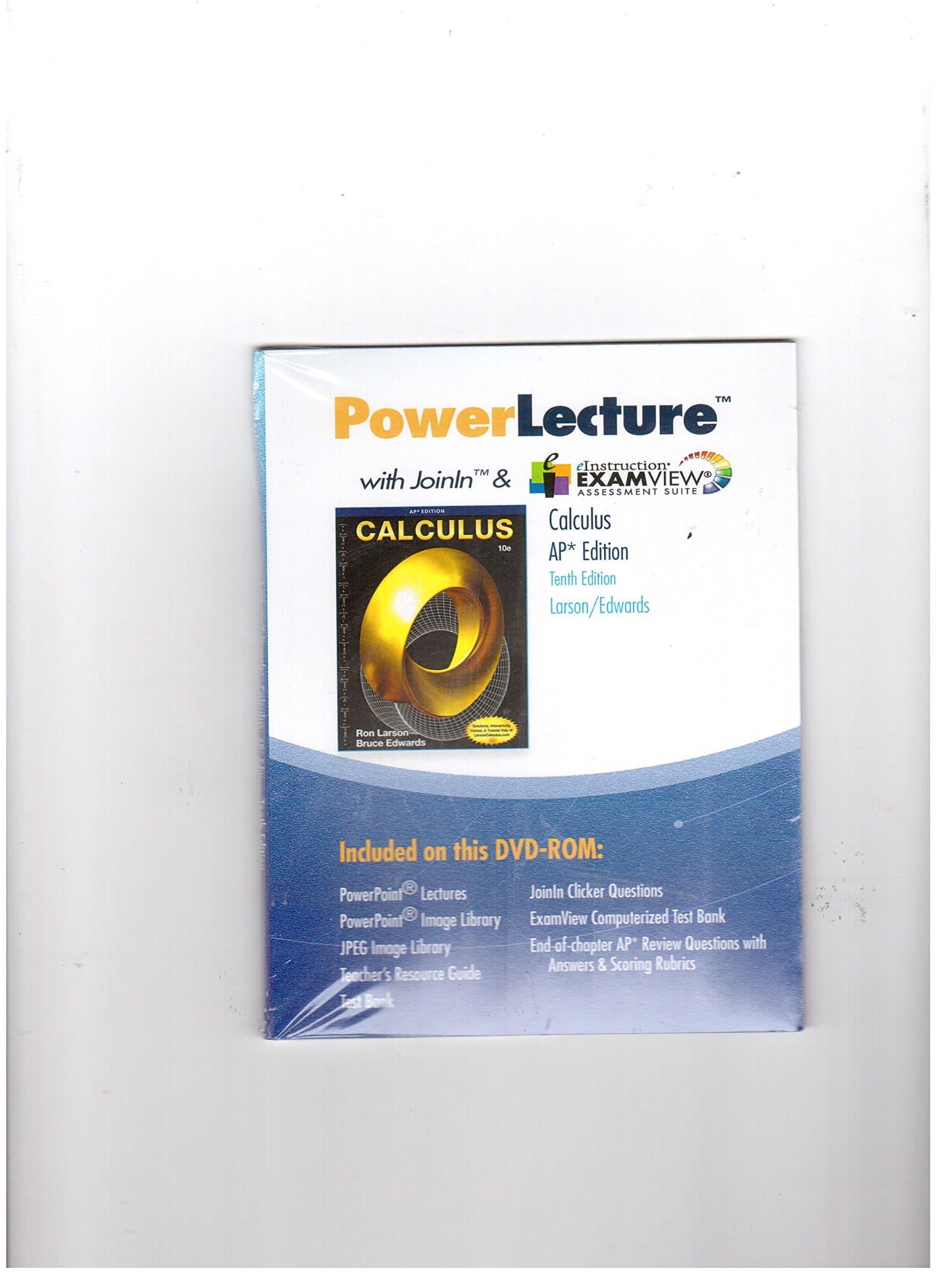Cengage Learning PowerLecture with JoinIn & eInstruction Examview Calculus AP Edition