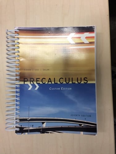 PRECALCULUS >CUSTOM<