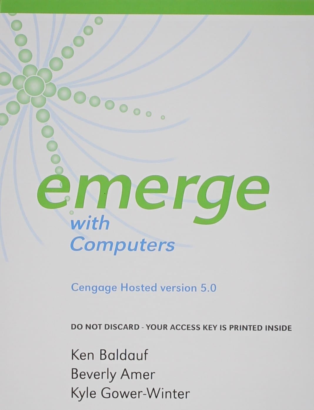 Cengage-hosted Emerge With Computers V. 5.0 Printed Access Card