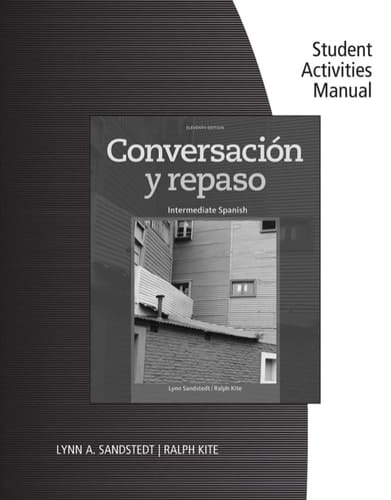 SAM for Sandstedt/Kite's Conversacion y repaso