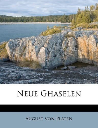 Neue Ghaselen (German Edition)