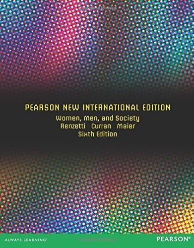 Women, Men, and Society Pearson New International Edition