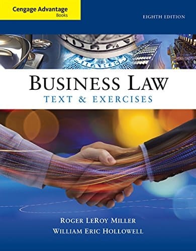 Cengage Advantage Books: Business Law Text and Exercises