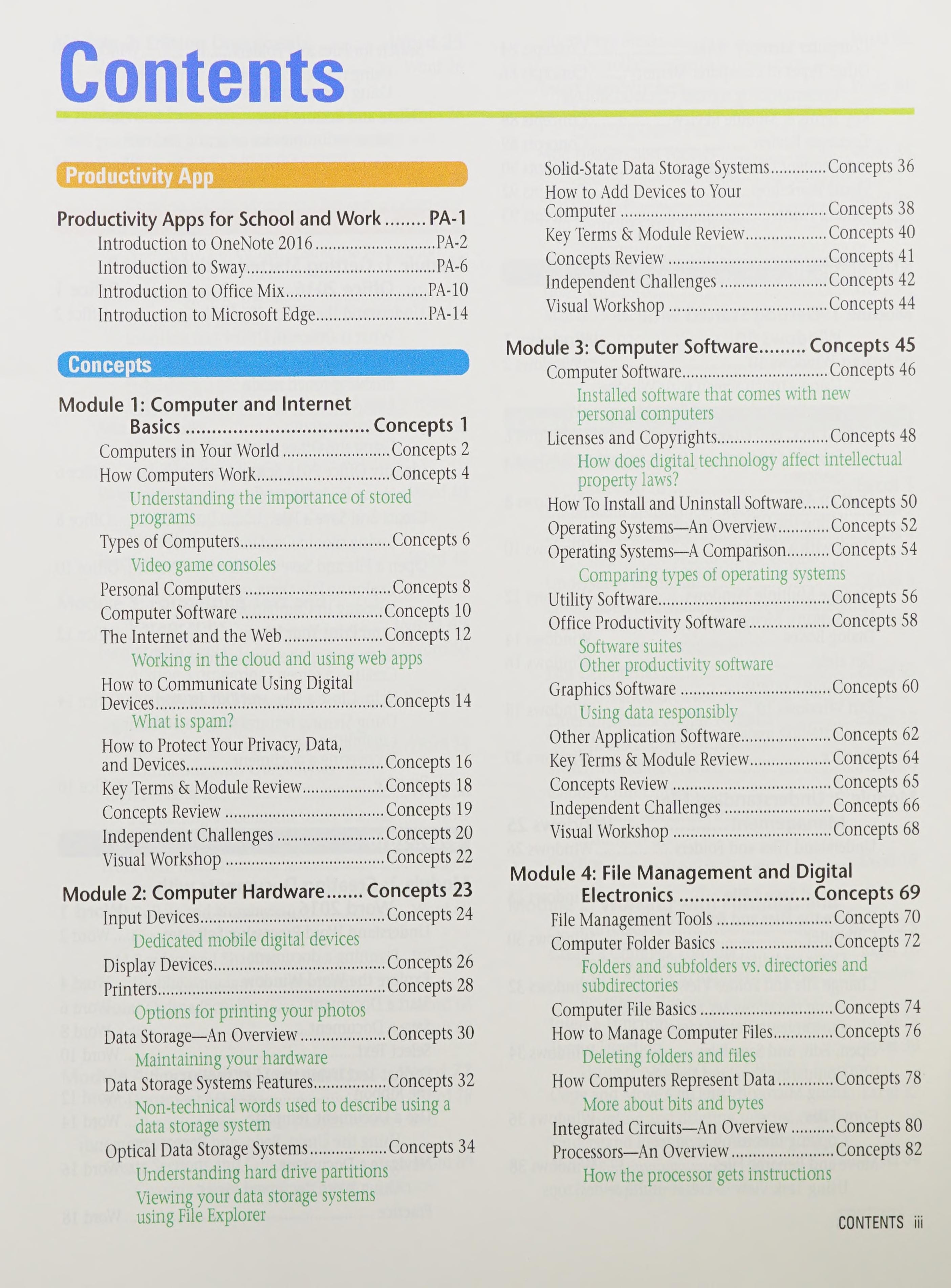 Illustrated Computer Concepts and Microsoft Office 365 & Office 2016