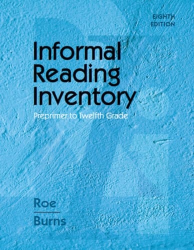 Informal Reading Inventory: Preprimer to Twelfth Grade