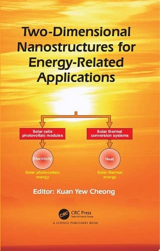 Two-Dimensional Nanostructures for Energy-Related Applications