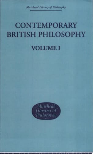 Contemporary British Philosophy