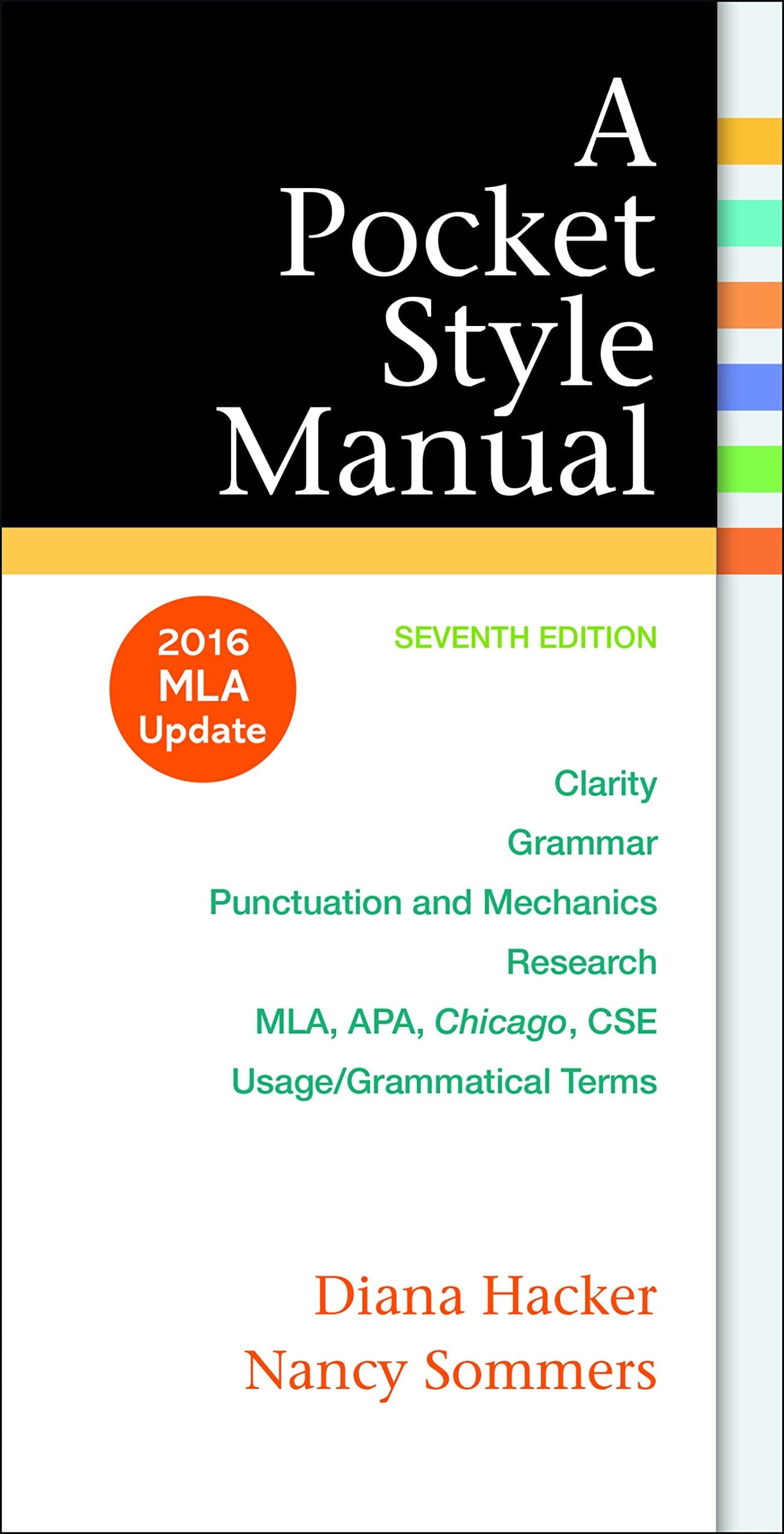 A Pocket Style Manual, with 2016 MLA Update
