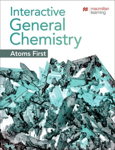 Achieve for Interactive General Chemistry Atoms First Six-months Access