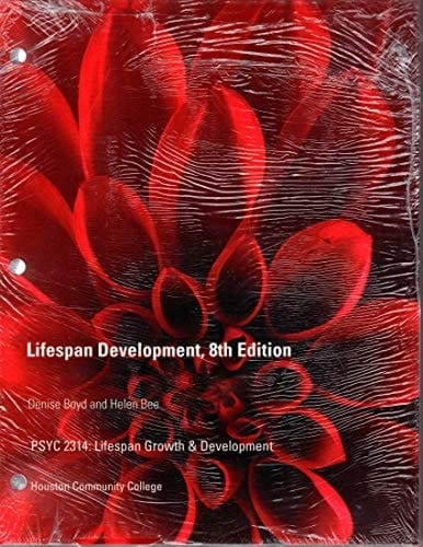 Lifespan Depelopment W/revel/ Custom Houston Community College/ Psyc 2314